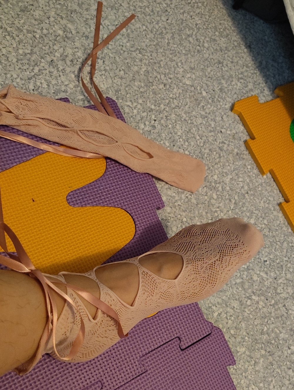 Lace Ballet Sock - Blush Pink